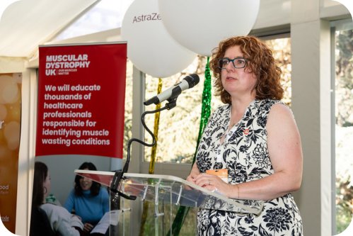 Kate Adcock speaking at BIA Summer Party